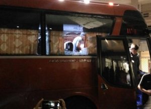 Bus Timnas Indonesia Di Terror Saat Ingin Kembali Ke Hotel