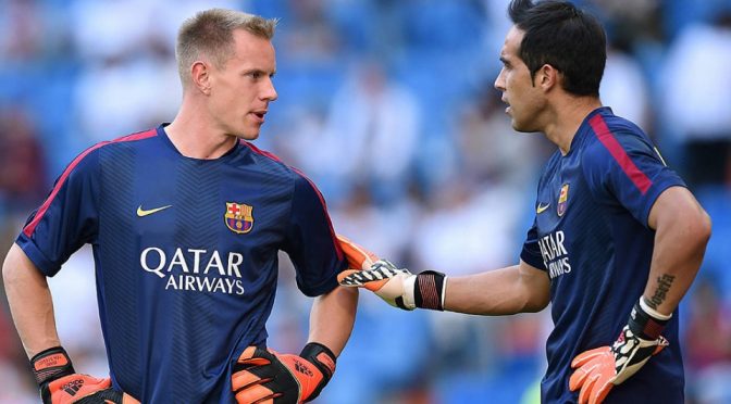 Ter Stegen Pasang Badan Tentang Kartu Merah Claudio Bravo